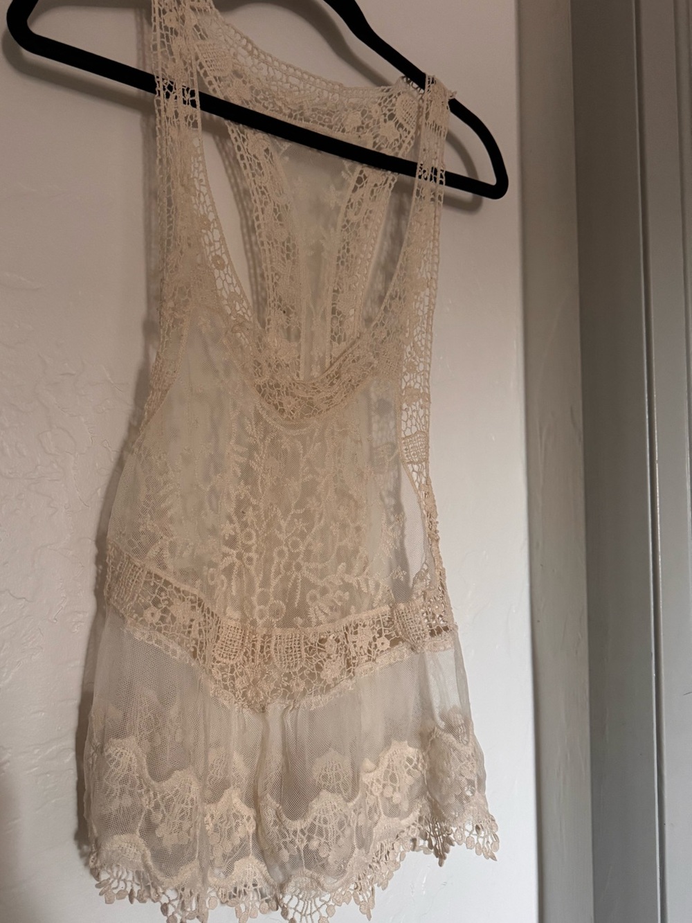 Cami Top Bohemian Cream Fairycore
